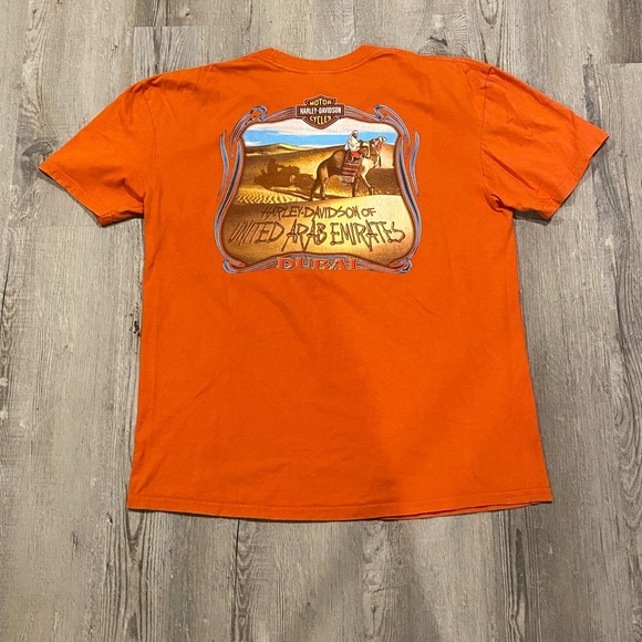 Vintage Y2K Harley Davidson Shirt βBad to the chromeβ 2010 - Picture 3 of 6